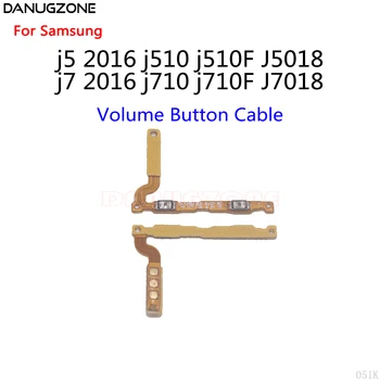 Butonul de alimentare Comutator de Volum, Buton Mute On / Off Cablu Flex Pentru Samsung Galaxy J5 2016 J510 J510F J5108 J7 J710 J710F J7108