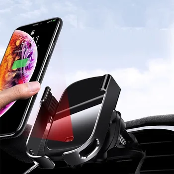10W Wireless Incarcator Auto Senzor Infraroșu de Încărcare Suport de Telefon Stand Suport Pentru iPhone 11 pro 8 Plus XS Max pentru Samsung