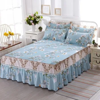 Europene și Americane cuvertură singură bucată decorativ lenjerie de pat pat set regina full king size 1.5/1.8/2.0 m lenjerie de pat
