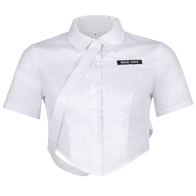 Rockmoer femei bluze de vara tricou maneca scurta alb solid topuri japoneză preppy jk stil de sex feminin blusas > Femei Topuri | Restaurantcarol.ro