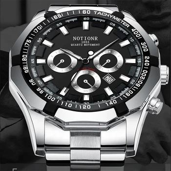 De lux Brand de Top Mens Ceasuri Sport Barbati de Moda de Afaceri din Oțel Inoxidabil Impermeabil Cuarț Ceas Luminos Ceas montre homme