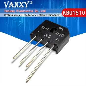 5PCS KBU1510 KBU-1510 15A 1000V punte diode redresoare noi și originale IC