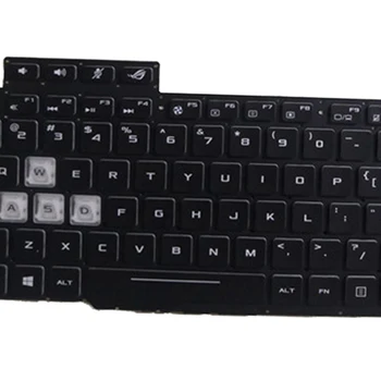 Tastatura Laptop Iluminata engleză Calculator PC Notebook Reparații Acc Black pentru Asus ROG STRIX CICATRICE II GL704 GL704GS GL704GV