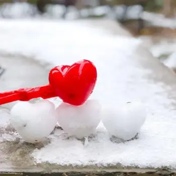 În Aer Liber, Inima Minge De Zăpadă Filtru De Luare De Nisip Mucegai De Zăpadă Joc De Lupta Jocuri Instrument